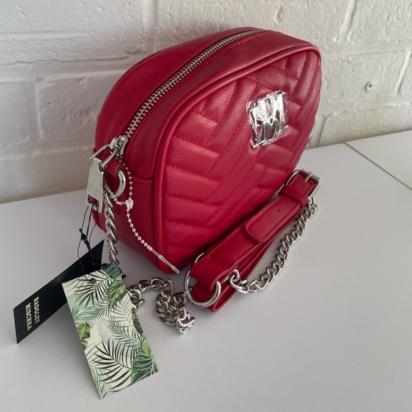 Badgley Mischka Handbags - NWT Badgley Mischka Camera Bag Lipstick Red